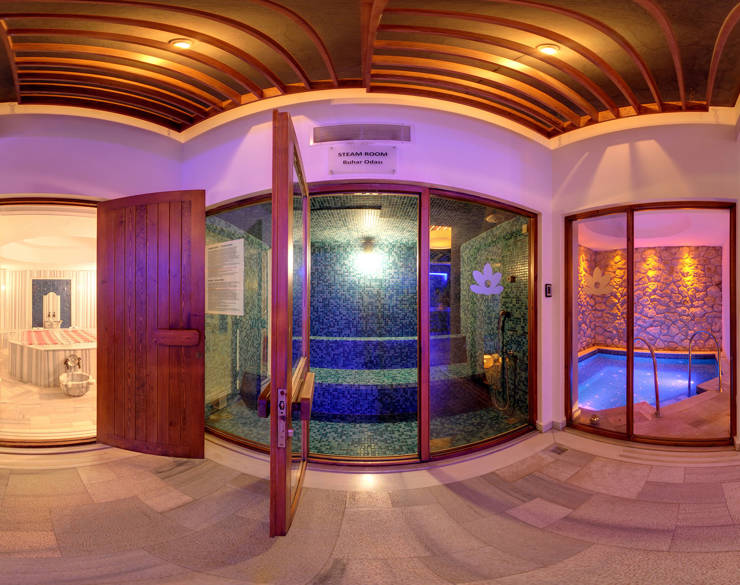 Montana Pine Spa steam room